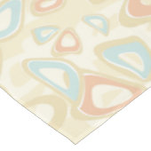 Abstracte moderne geometrische vormen pastelretro tafelkleed (Gekanteld)