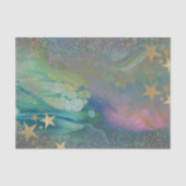 Abstracte moderne glittervloeistof ontkoppeld tissuepapier (Voorkant)