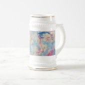 Abstracte moderne kleurrijke "Fancy" Mok (Voorkant rechts)