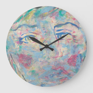 Abstracte moderne kleurrijke "Fancy" wandklok Grote Klok