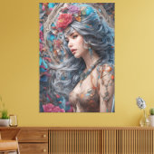 abstracte moderne kunst canvas afdruk (Insitu (Woonkamer))