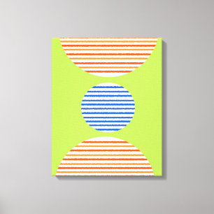 abstracte moderne kunst canvas afdruk