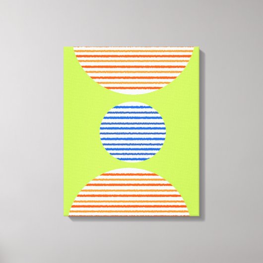 abstracte moderne kunst canvas afdruk (Voorkant)