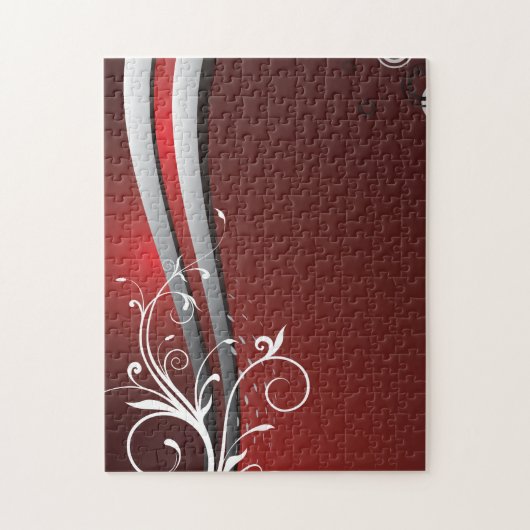 Abstracte moderne kunst legpuzzel (Verticaal)