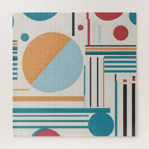 Abstracte moderne kunst legpuzzel