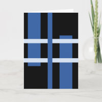 Abstracte moderne kunst lijnen blauw zwart