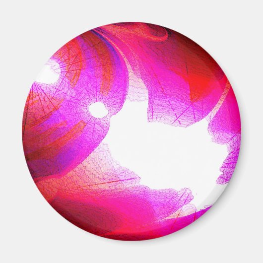 Abstracte moderne kunst magneet (Voorkant)