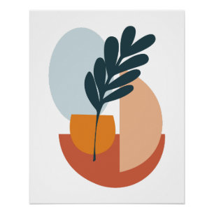 Abstracte moderne kunst perfect poster