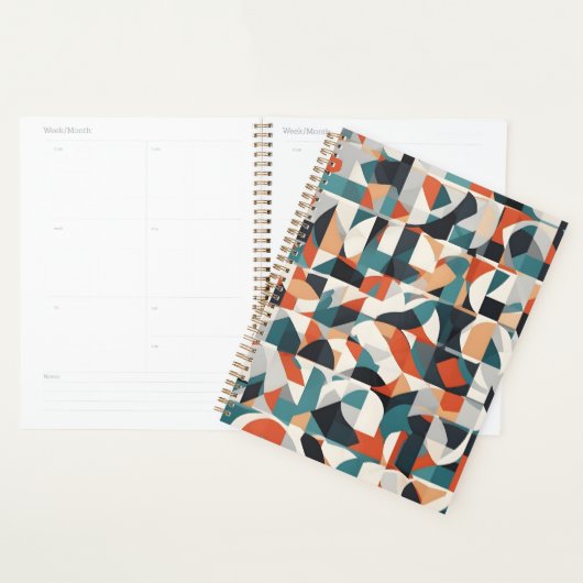 Abstracte moderne kunst planner (Display)