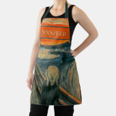 Abstracte moderne kunst schreeuw schort (Insitu)