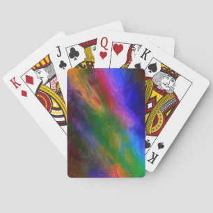 Abstracte moderne kunst speelkaarten