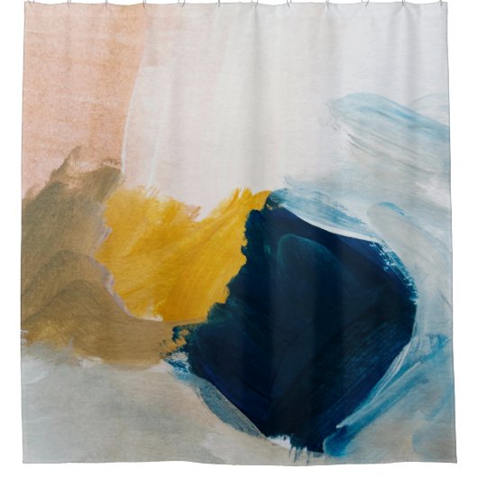 Abstracte moderne kunstachtergrond. Grijs en Douchegordijn (Voorkant)