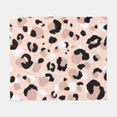 Abstracte moderne luipaard naadloos. Dieren Fleece Deken (Voorkant (Horizontaal))