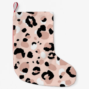 Abstracte moderne luipaard naadloos. Dieren Kleine Kerstsok