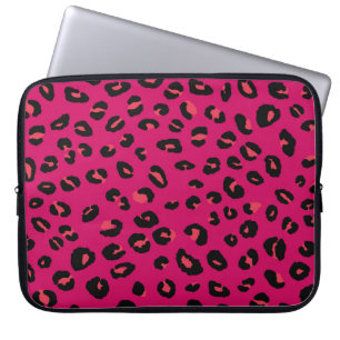 Abstracte moderne luipaard naadloos. Dieren Laptop Sleeve