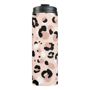 Abstracte moderne luipaard naadloos. Dieren  Thermosbeker