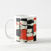 Abstracte moderne Mok van het dambord (Links)