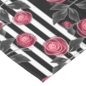 Abstracte, moderne rozenbladeren schetsen bloemen tafelkleed (Gekanteld)