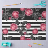 Abstracte, moderne rozenbladeren schetsen bloemen tissuepapier (Craft)