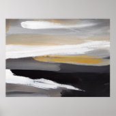 Abstracte moderne schilderachtergrond. Moderne kun Poster (Voorkant)