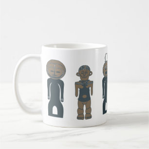 Abstracte moderne stamkunst koffiemok