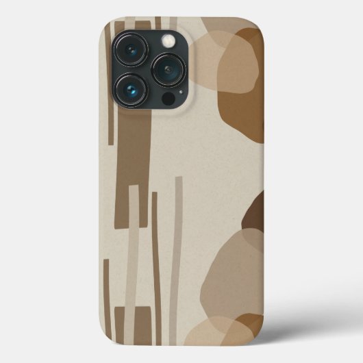 Abstracte moderne terracotta vormen Case-Mate iPhone case (Achterkant)