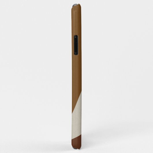 Abstracte moderne terracotta vormen Case-Mate iPhone case (Achterkant/rechts)