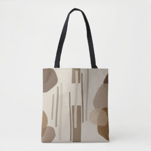 Abstracte moderne terracotta vormen draagtas