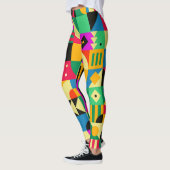 Abstracte Moderne Tuin Leggings (Links)