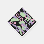 Abstracte moderne vormen servet (Hoek)