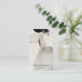 Abstracte moderne Waterverf Visitekaartje (Staand voorkant)