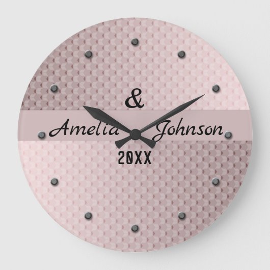 Abstracte, moderne, zachte, vloeibare pasta grote klok (Voorkant)