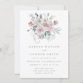 Abstracte moderne zomertuin kaart (Voorkant)