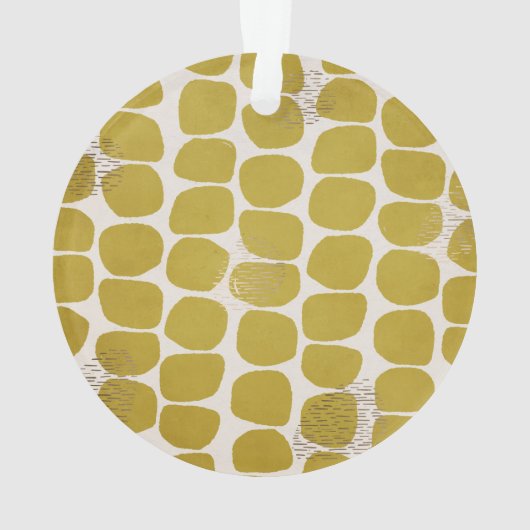 Abstracte Modish Pattern Photo Ornament (achterkant)