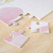 Abstracte moeder en kind inkt en waterverf legpuzzel (Zijkant)