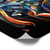 Abstracte moeder en kind poster (Hoek)