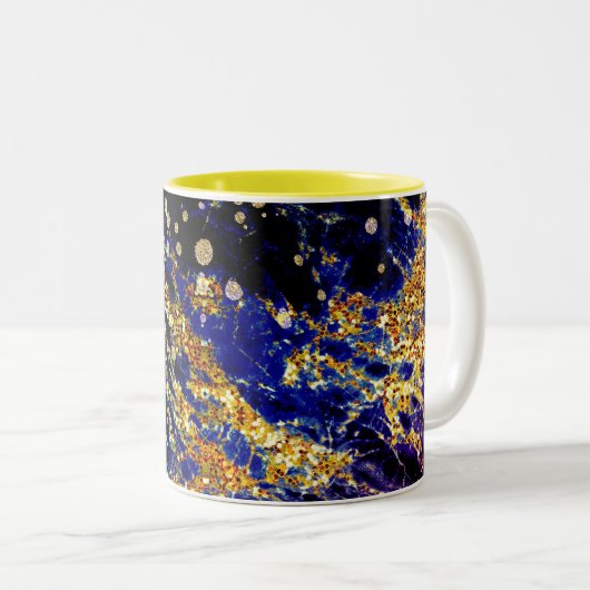 abstracte Mok van het galaxy Two-Tone Coffee-patro (Voorkant rechts)