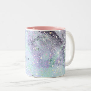 abstracte Mok van het galaxy Two-Tone Coffee-patro