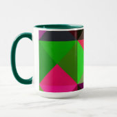 Abstracte Mok voor kleurenblok in Paars en roze (Links)