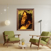 Abstracte Mona Lisa Poster