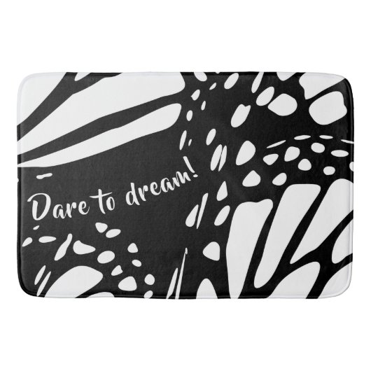 Abstracte Monarch Butterfly Wing - Dare to Dream! Badmat (Voorkant)