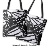 Abstracte Monarch Butterfly Wing - Dare to Dream! Draagtas