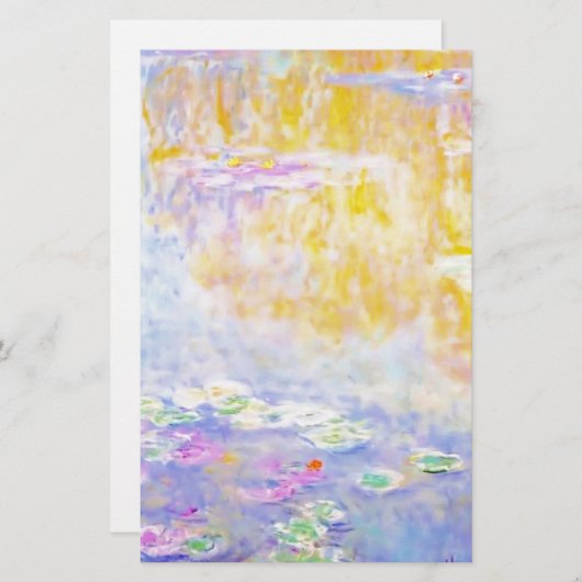 abstracte , monetwaterlib 7 briefpapier (Voorkant / Achterkant)