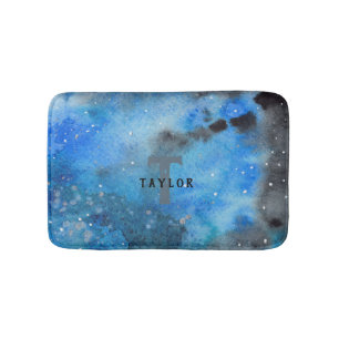 Abstracte monogram badmat