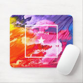 Abstracte monogrammen Muismat (Met muis)