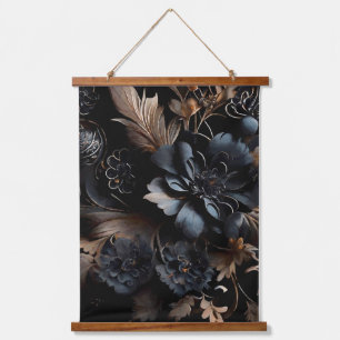 Abstracte Moody florals Hangend Wandkleed