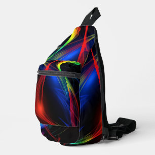 Abstracte mooie Kleurenlichten Sling Bag