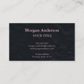 Abstracte Moon Phase Gold Spirituele Energie Heile Visitekaartje (Achterkant)