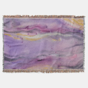 Abstracte moonglow Gold-verf Deken