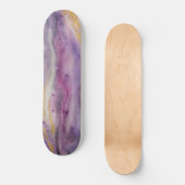 Abstracte moonglow Gold-verf Skateboard (Voorkant)